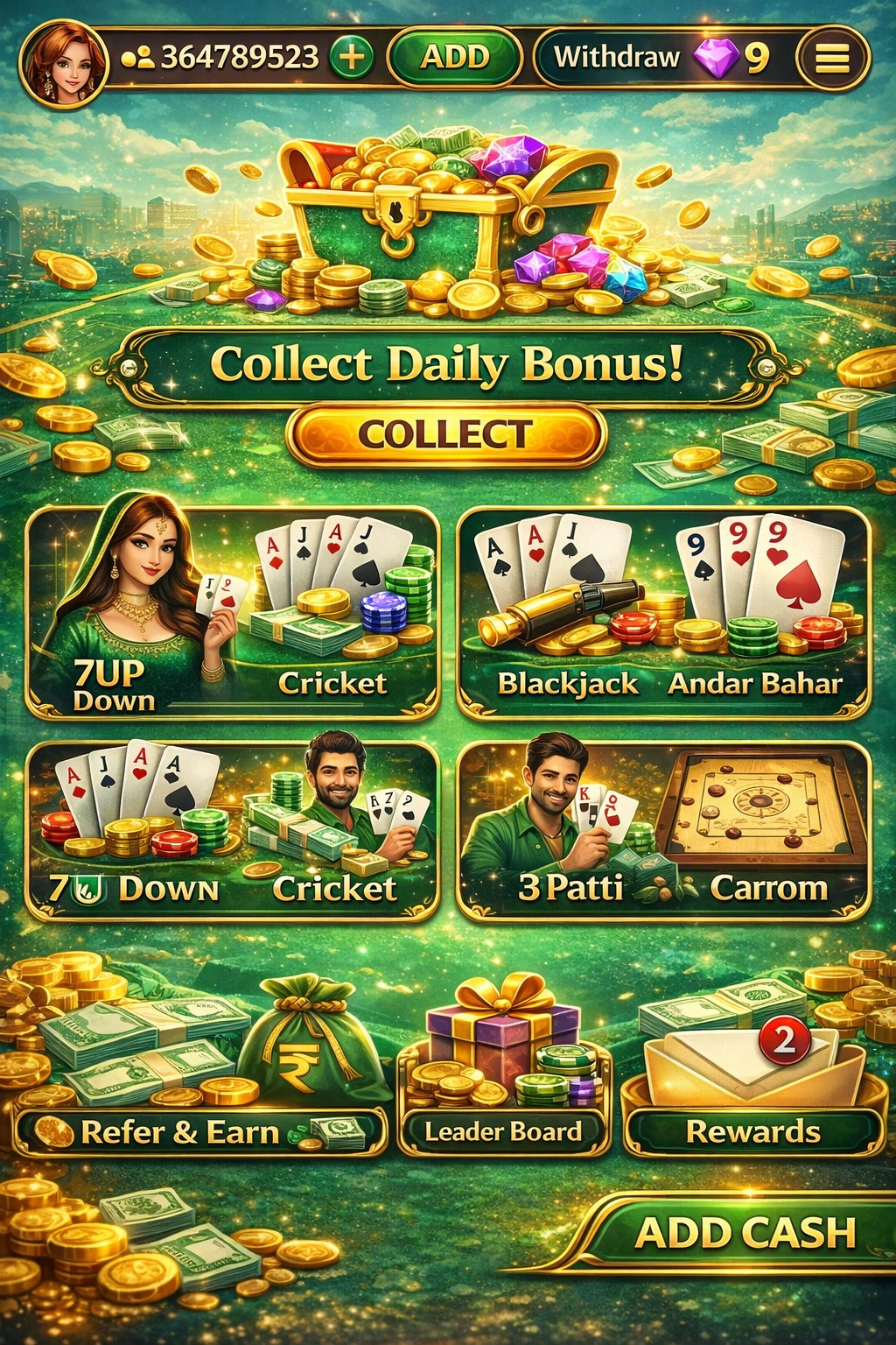 SpinMillion game