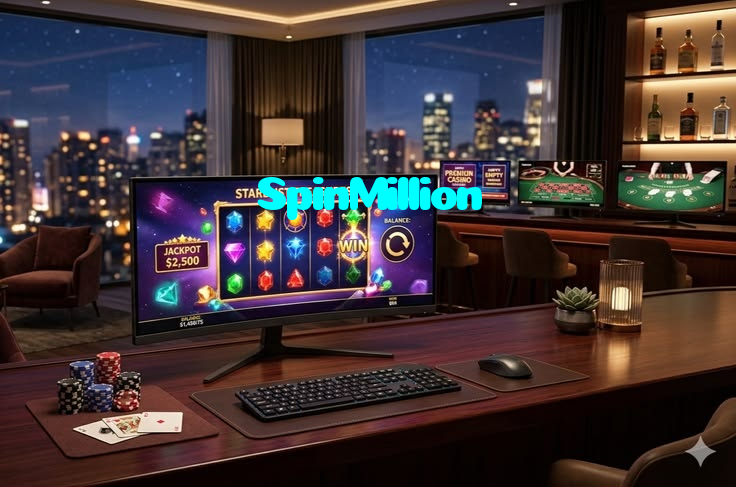 SpinMillion خوش آمدید بونس +600% پیشکش موبائل ایپ کے پروموشن سیکشن میں دکھائی دیتی ہے۔